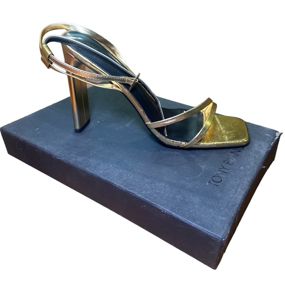 Tony Bianco Fiancé Heels in Gold - Picture 2 of 5